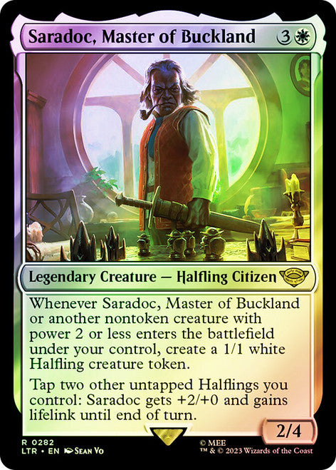 Saradoc, Master of Buckland [#0282 Jumpstart] (LTR-R-FOIL)