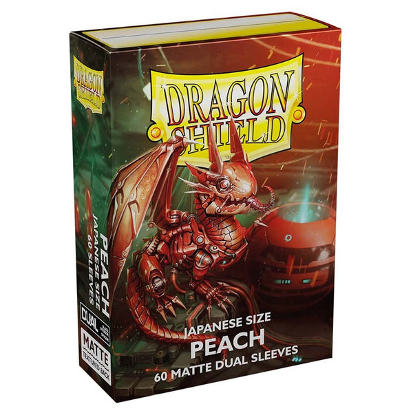 Dragon Shield: Mini - Matte Dual: Peach 60 Count