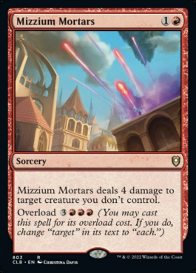 Mizzium Mortars [#803 Commander Decks] (CLB-R)