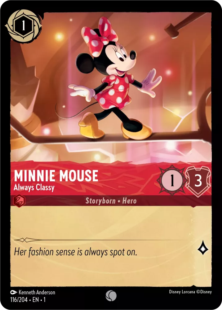 Minnie Mouse - Always Classy (The First Chapter 116/204) Common - Near Mint