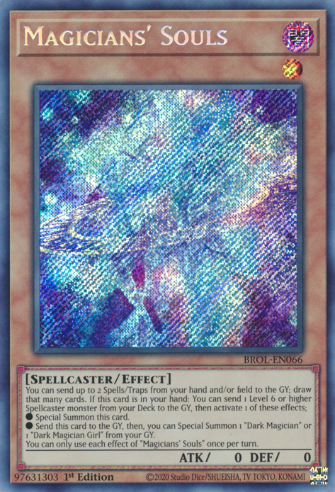 Magicians' Souls (BROL-EN066) Secret Rare - Near Mint 1st Edition