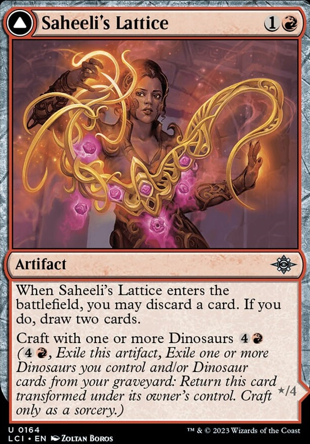 Saheeli's Lattice // Mastercraft Raptor [#0164] (LCI-U)