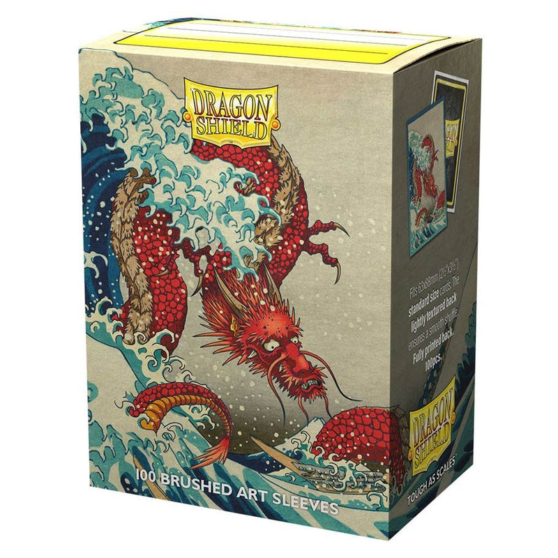 Dragon Shield: Standard - Brushed Art: The Great Wave 100 Count