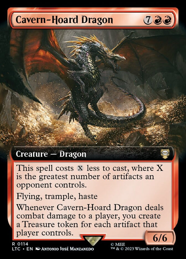 Cavern-Hoard Dragon [#0114 Extended Art] (LTC-R)