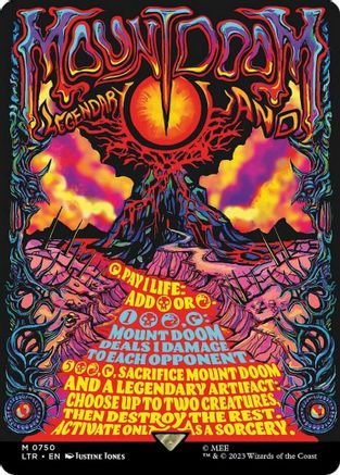 Mount Doom [#0750 Borderless Poster] (LTR-M)