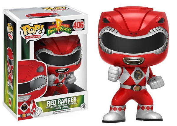 POP Figure: Power Rangers #0406 - Red Ranger (Damaged)