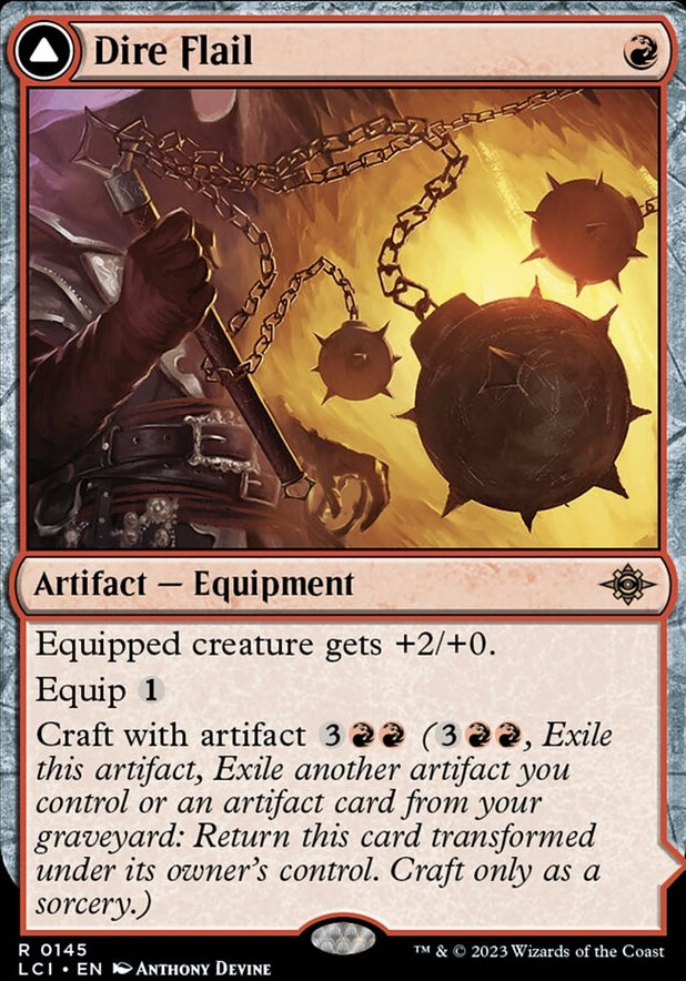 Dire Flail // Dire Blunderbuss [#0145] (LCI-R)