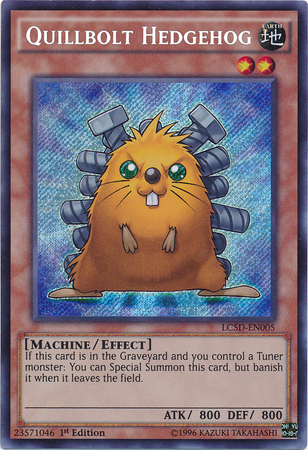 Quillbolt Hedgehog (LC5D-EN005) Secret Rare 1st Edition