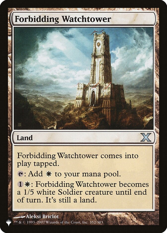 Forbidding Watchtower (10E-U-LIST)