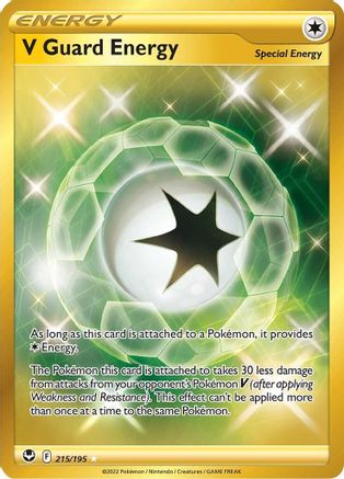 V Guard Energy (Secret) - 215/195 (SWSH12) Secret Rare - Near Mint Holofoil