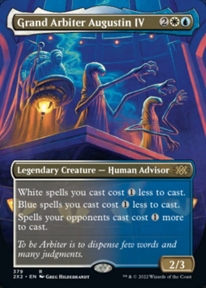 Grand Arbiter Augustin IV [#379 Alternate-Art Borderless] (2X2-R)