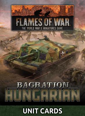 Flames of War: WWII: Unit Card Pack  (FW269HU) - Bagration: Hungarian