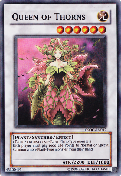 Queen of Thorns (CSOC-EN042) Super Rare - Near Mint Unlimited