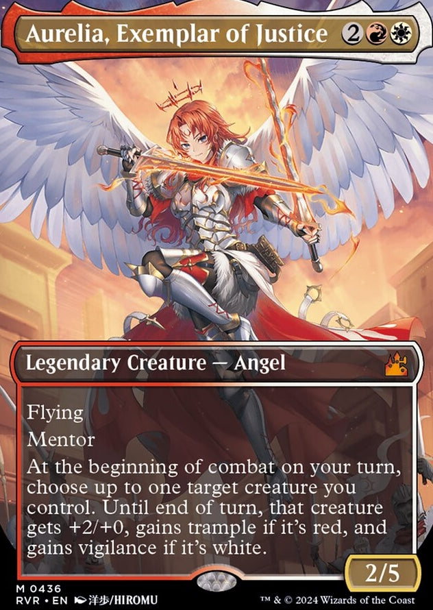 Aurelia, Exemplar of Justice [#0436 Borderless Anime] (RVR-M)
