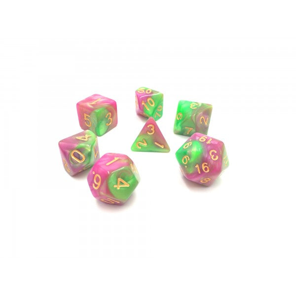 HDB-26: Blend - Rose Red/Green Poly Set (7)