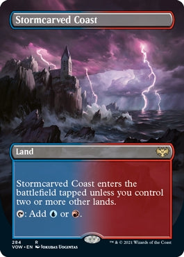 Stormcarved Coast [#284 Alternate Art Borderless] (VOW-R)