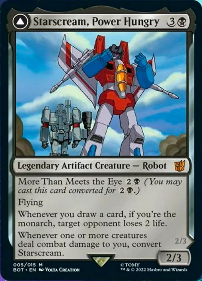 Starscream, Power Hungry // Starscream, Seeker Leader (BOT-M)