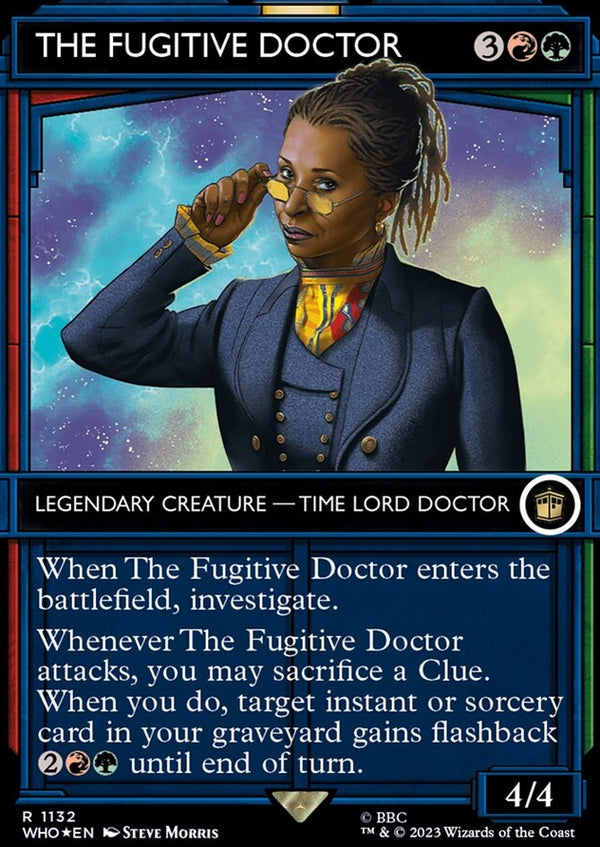 The Fugitive Doctor [#1132 Surge Foil Tardis Showcase] (WHO-R)