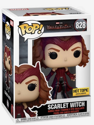 POP Figure: Marvel WandaVision #0828 - Scarlet Witch (Hot Topic)