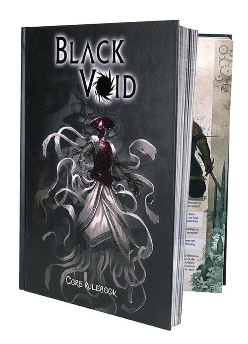 Black Void RPG Bundle (Core Rulebook, Oblivious Depths Scenario Book, Shaded Souq Scenario Book, & Arbiters Screen)