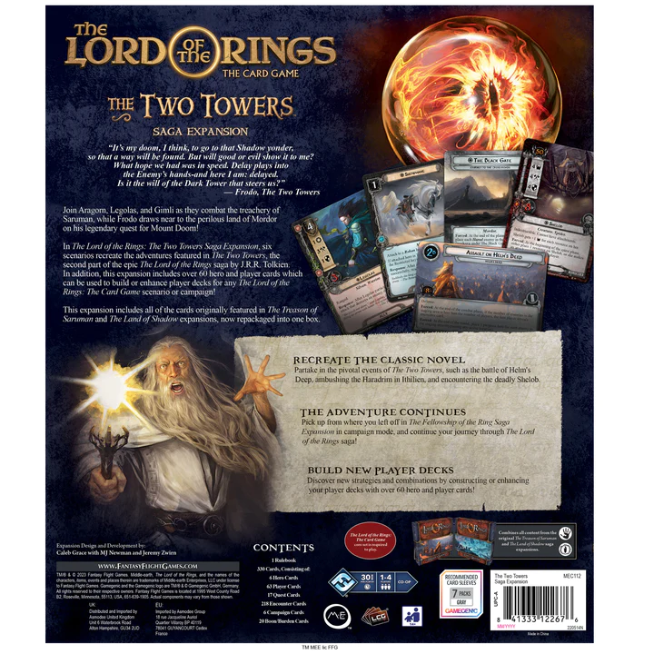 LOTR Card Game: The Two Towers Saga Expansion