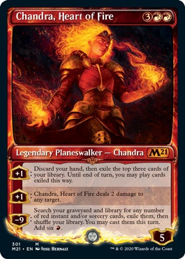 Chandra, Heart of Fire [#301 Showcase] (M21-M)