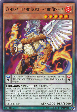Zefraxa, Flame Beast of the Nekroz (CROS-EN027) Common - Near Mint Unlimited