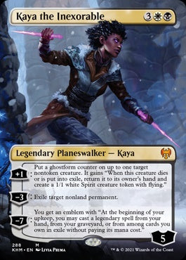 Kaya the Inexorable [Borderless Planeswalkers