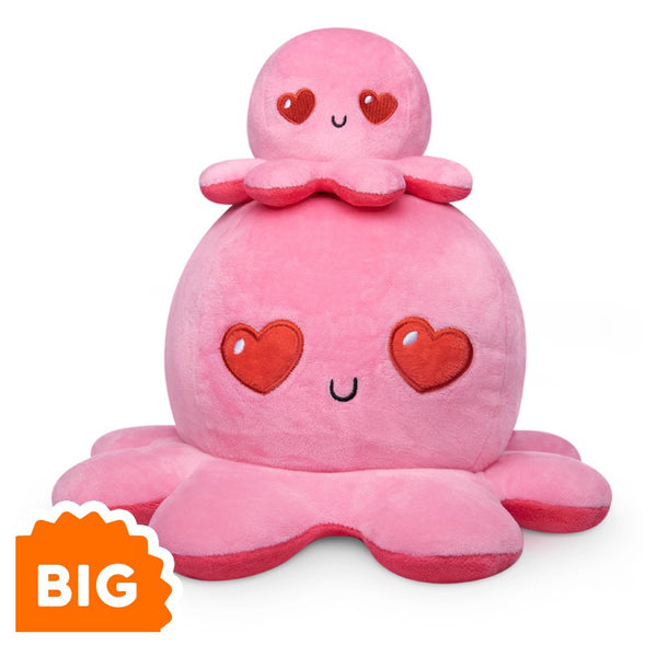 Reversible BIG Plush: Octopus - Pink Love