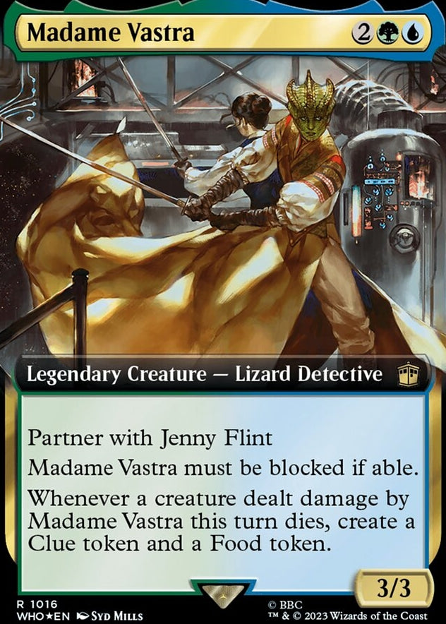 Madame Vastra [#1016 Surge Foil Extended Art] (WHO-R)