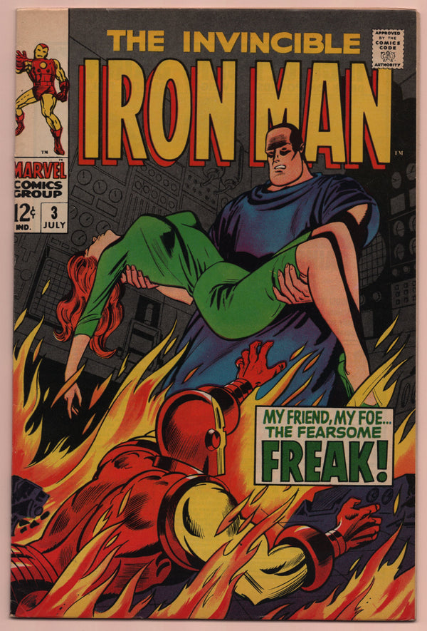 Iron Man (1968 Series) #3 (7.0) 1st Appearance of The Freak