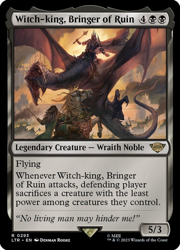 Witch-king, Bringer of Ruin [#0293 Starter Deck] (LTR-R)
