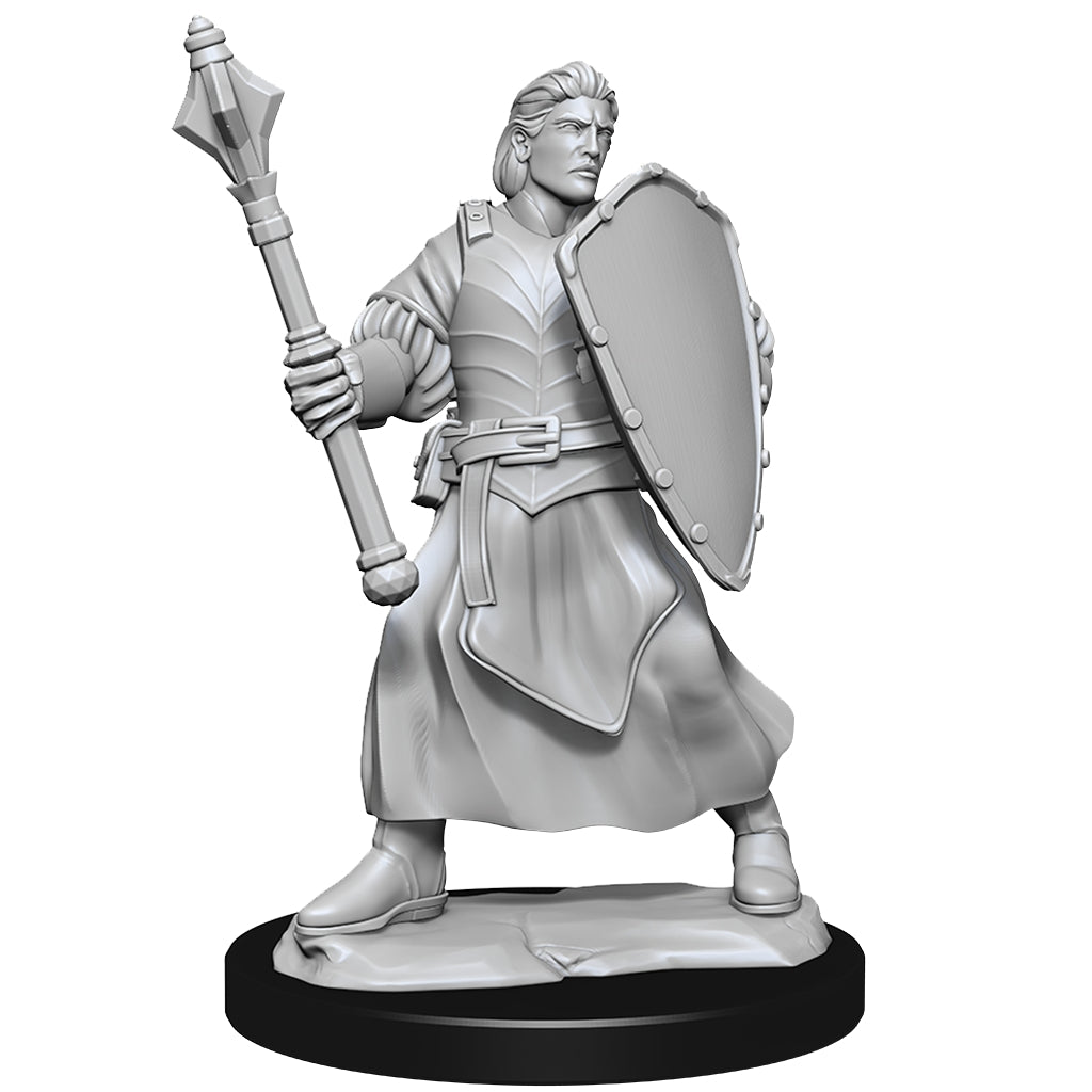 Critical Role: Unpainted Miniatures - Human Clovis Concord Cleric Mal (90385)