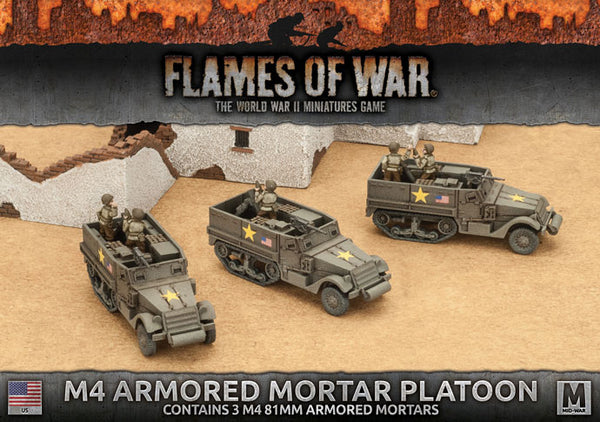 Flames of War: WWII: USA (UBX62) - M4 81mm Armored Mortar Platoon