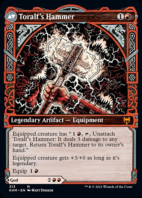 Toralf, God of Fury // Toralf's Hammer [Showcase #313] (KHM-M)