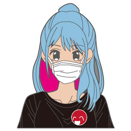 Akiko With Mask Pin (2021 Japanime Pin Bazaar Gen Con)