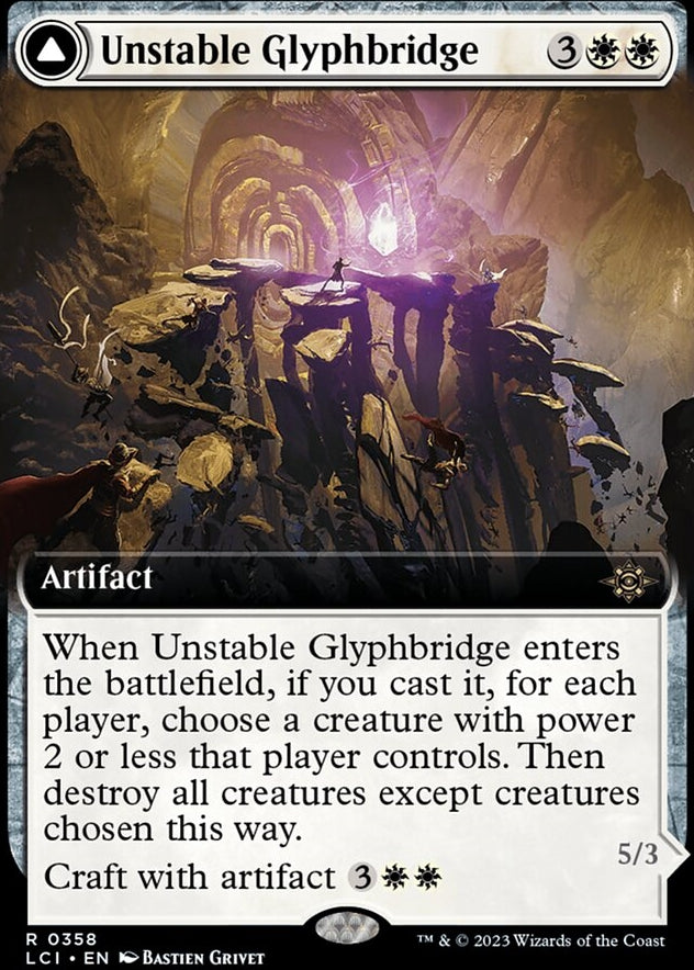 Unstable Glyphbridge // Sandswirl Wanderglyph [#0358 Extended Art] (LCI-R)