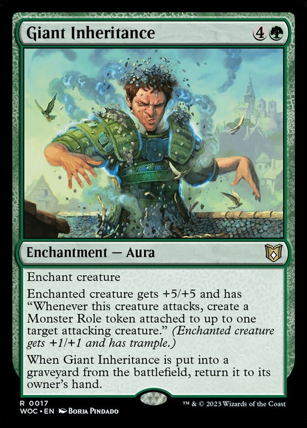 Giant Inheritance [#0017 New Commander Cards] (WOC-R)