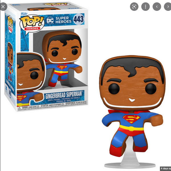 POP Figure: DC Holiday #0443 - Gingerbread Superman