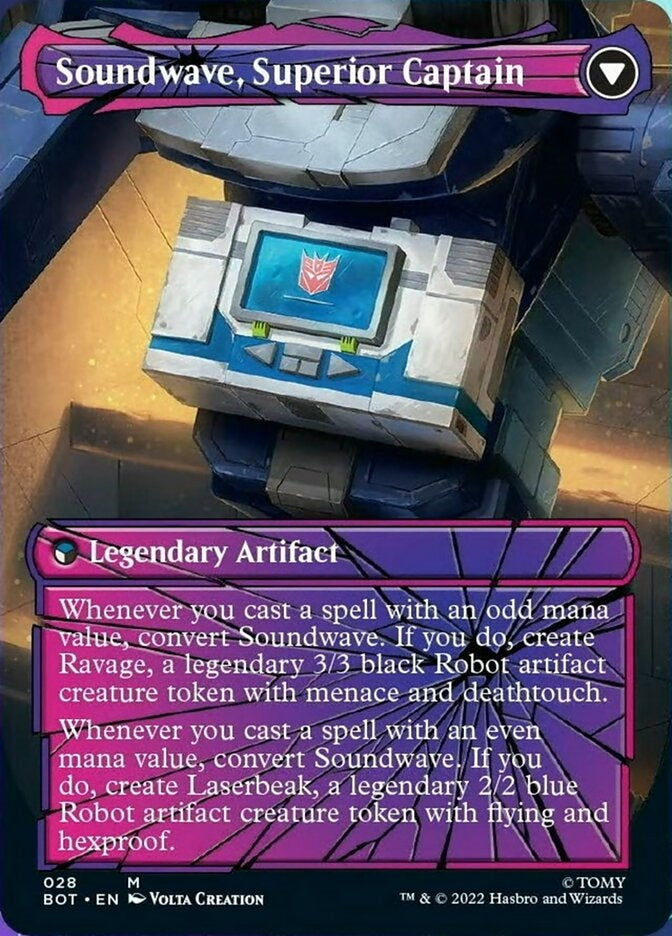 Soundwave, Sonic Spy // Soundwave, Superior Captain [