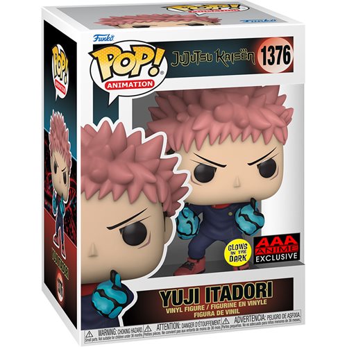 POP Figure: Jujutsu Kaisen #1376- Yuji Itadori (Glow) (AAA)