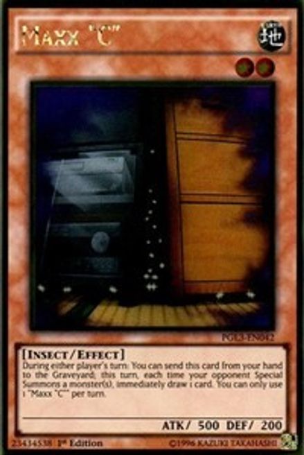 Maxx "C" (PGL3-EN042) Gold Rare Light Play