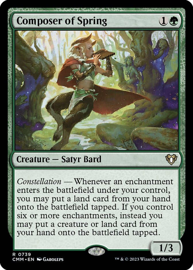 Composer of Spring [#0739 New Commander Cards] (CMM-R)