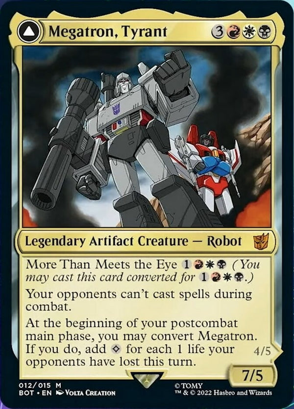 Megatron, Tyrant // Megatron, Destructive Force (BOT-M)