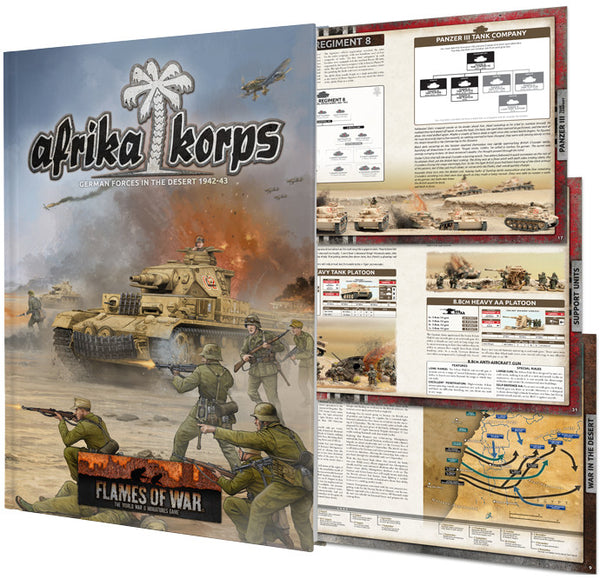 Flames of War: WWII: Campaign Book (FW242) - Afrika Korps, German Forces in the Desert 1942-43