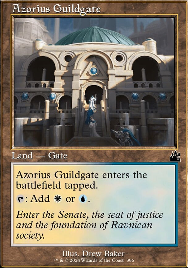 Azorius Guildgate [#0396 Retro Frame] (RVR-C)