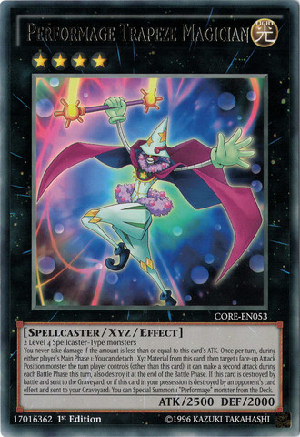 Performage Trapeze Magician (CORE-EN053) Rare - Near Mint 1st Edition