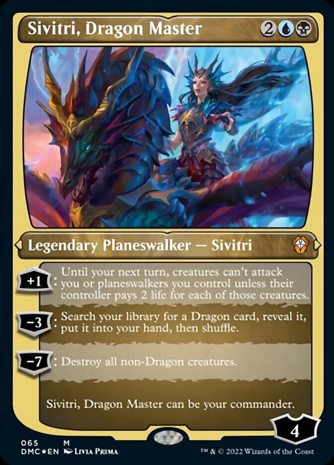 Sivitri, Dragon Master [#065 Etched FOIL] (DMC-M)