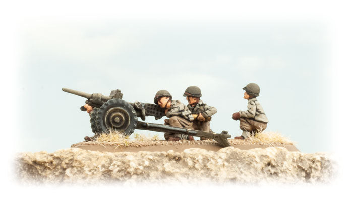 Flames of War: WWII: USA (US788) - 37mm Anti-tank Gun Platoon (Mid)