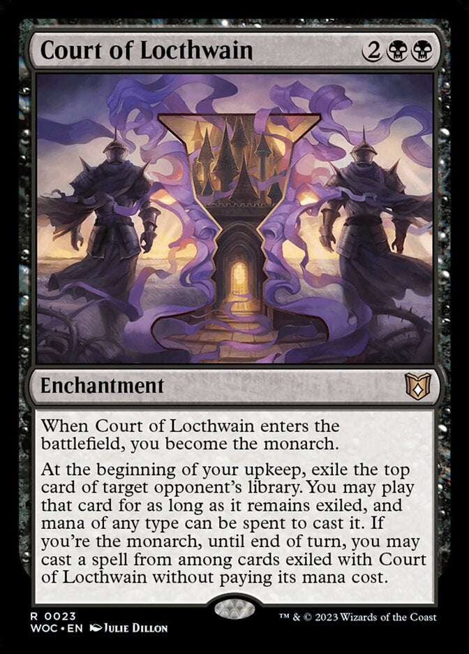 Court of Locthwain [#0023 New Commander Cards] (WOC-R)